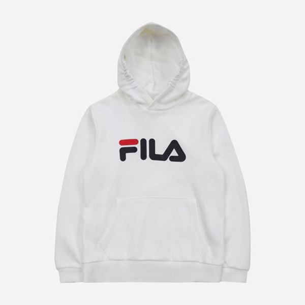 Blusa Moletom Capuz Fila Rapaz Branco - Fila Uno L/S En Portugal,FETL-93576